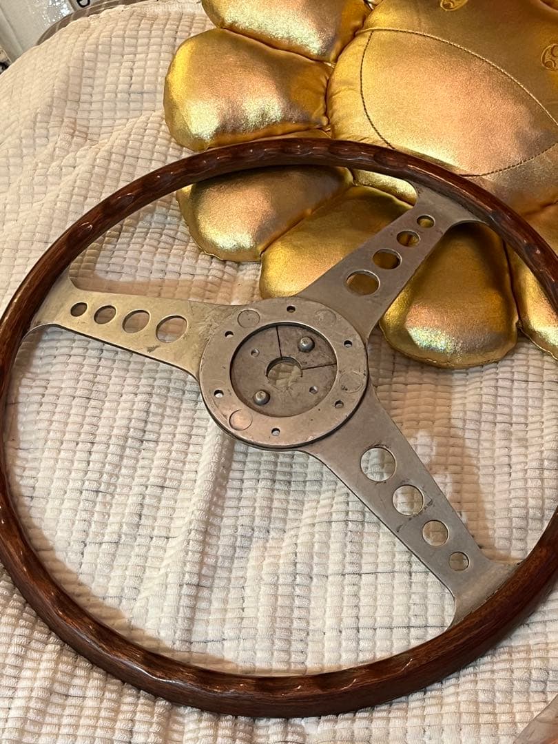 Les Leston 木製ステアリング 英国旧車/レストア向け