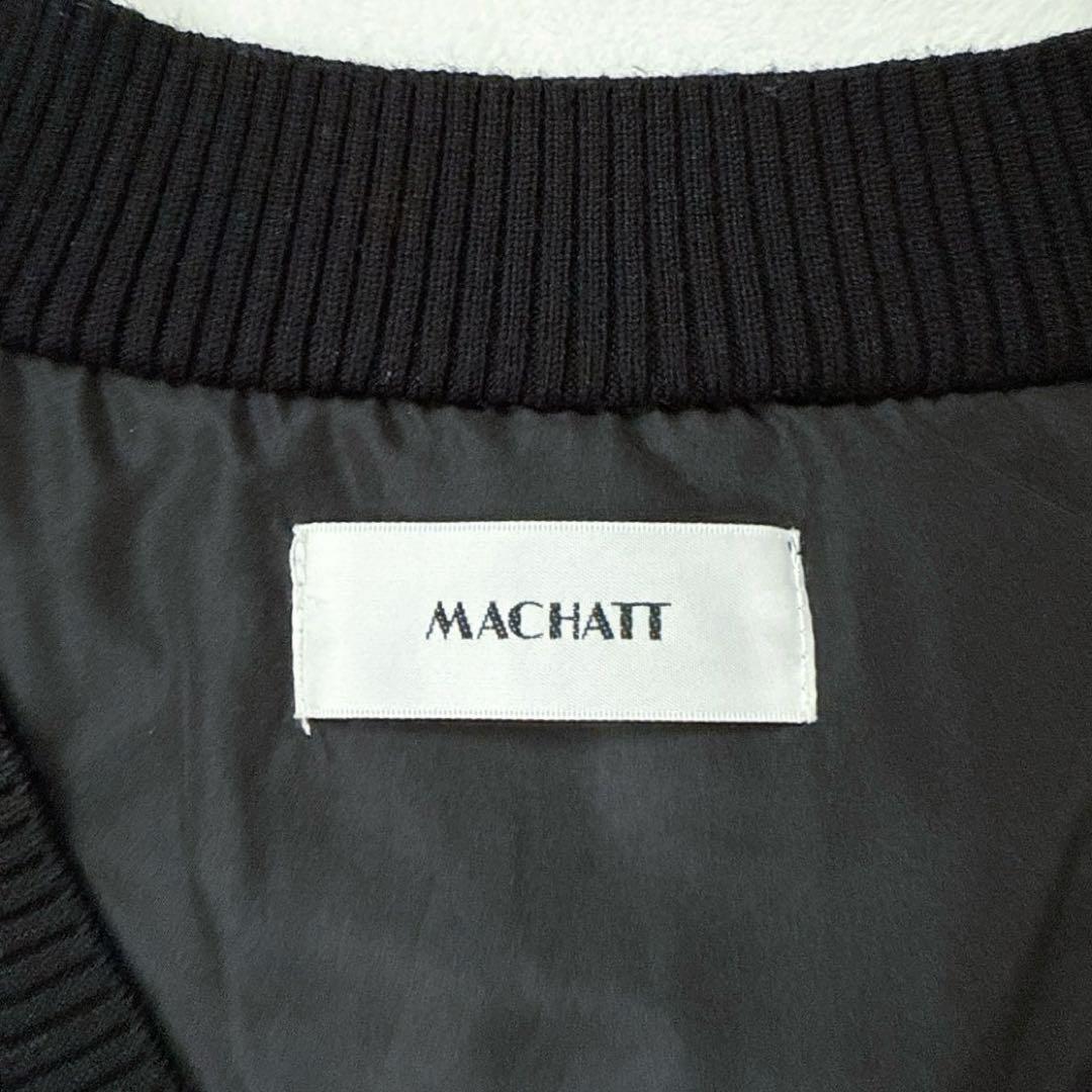 【完売品】machatt マチャット キルティング ベスト ブラック Vネック
