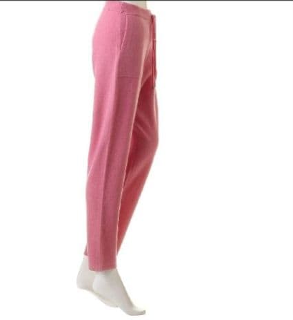 エブール　ebure　2022　ハイゲージカシミア ドロストニットパンツ