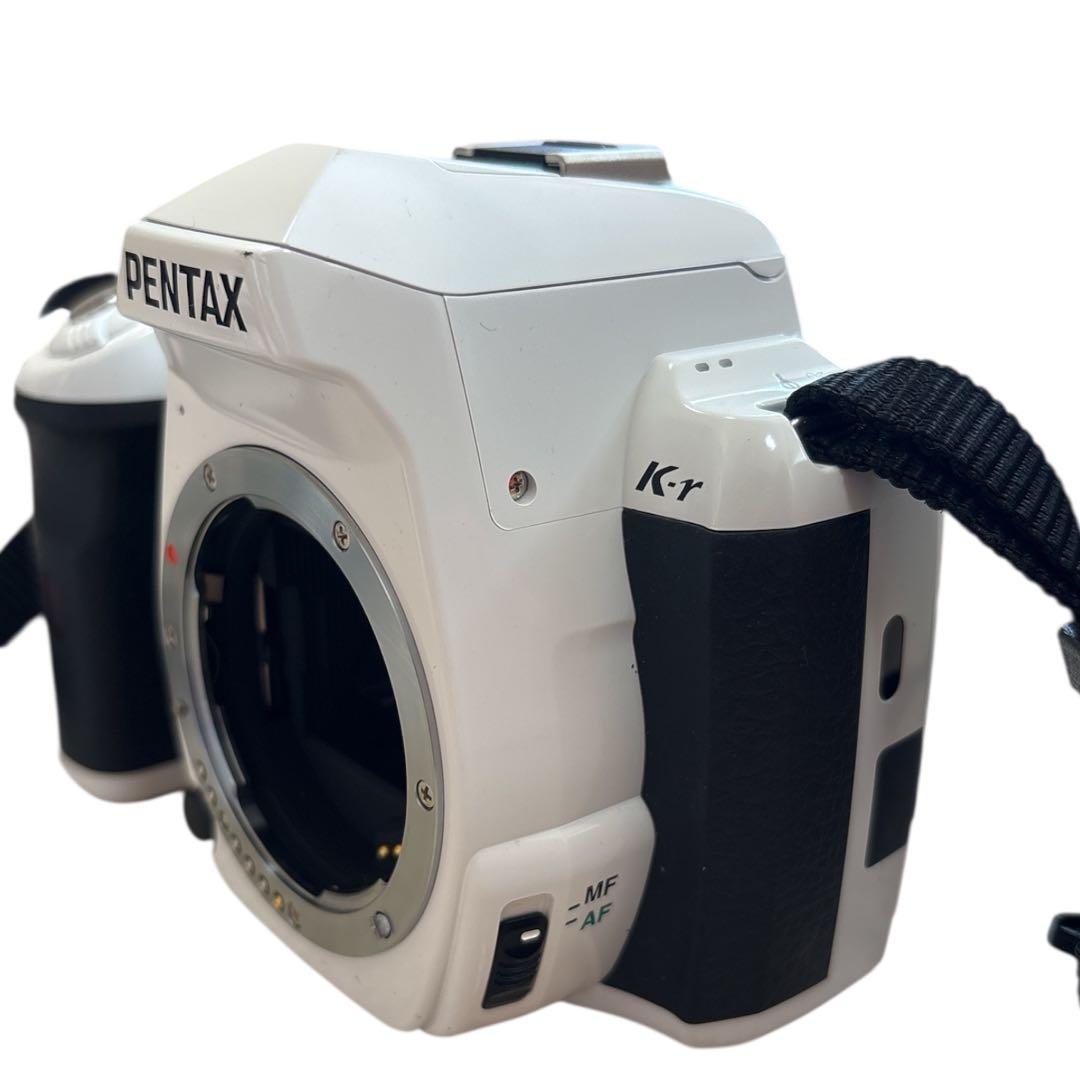 【極美品】PENTAX K-R ホワイト　レンズ 18-55 デジタル一眼カメラ