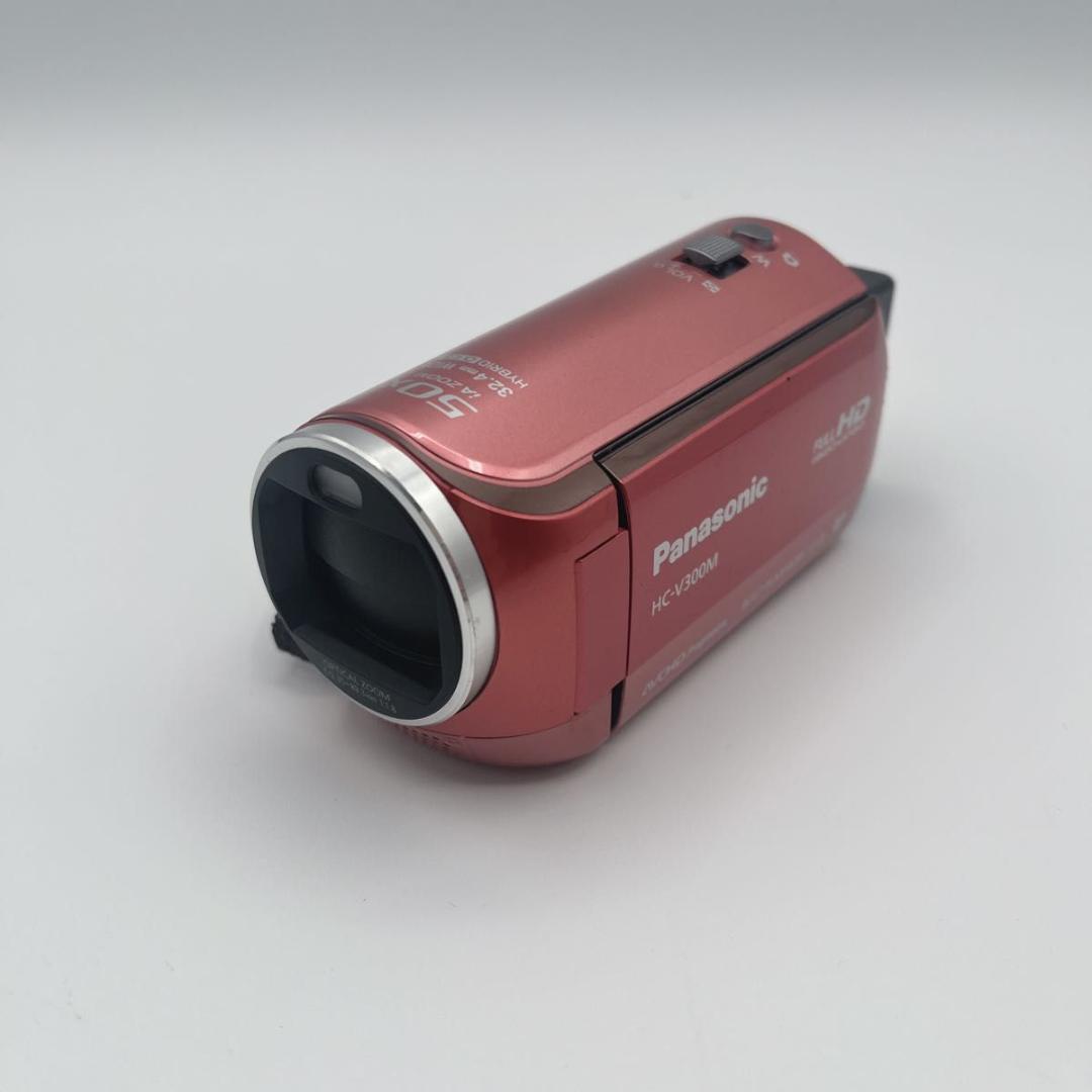 Panasonic HC-V300M デジタルハイビジョンビデオカメラ ピンク