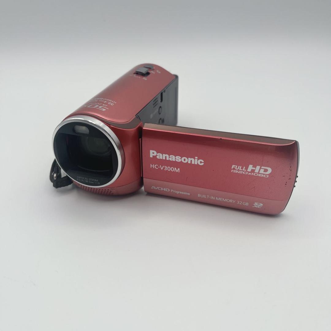 Panasonic HC-V300M デジタルハイビジョンビデオカメラ ピンク