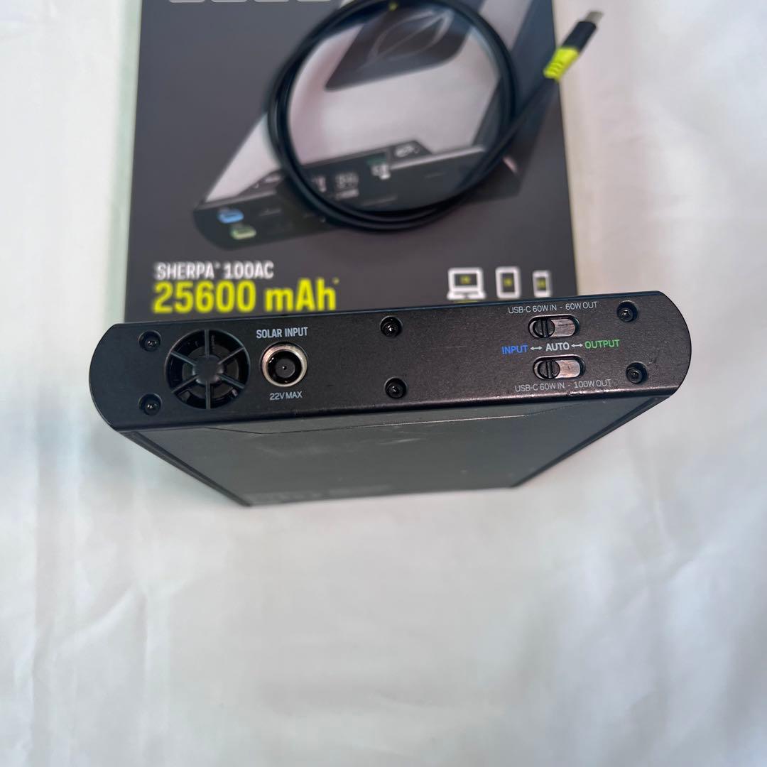 スマホアクセサリー GOAL ZERO Sherpa 100 AC Power Bank 4th