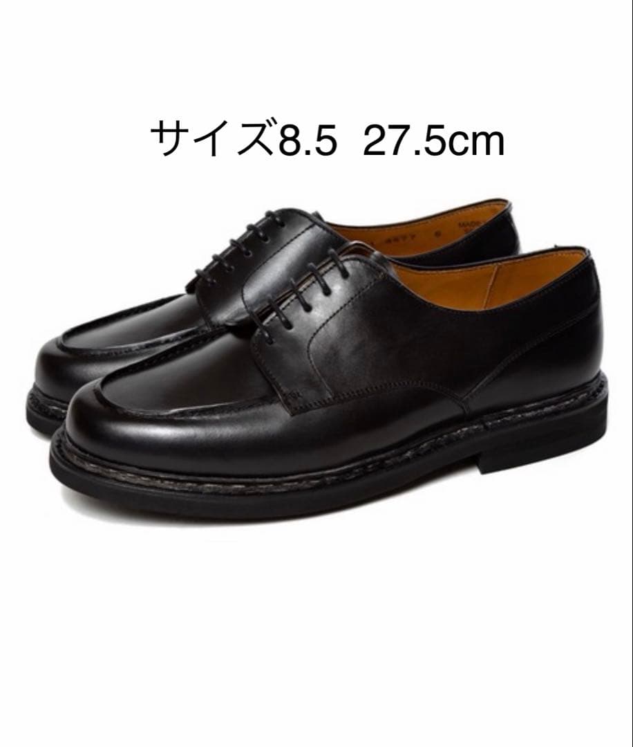 【美品】Berwick バーウィック Uチップ 4477 8.5黒 ビブラム