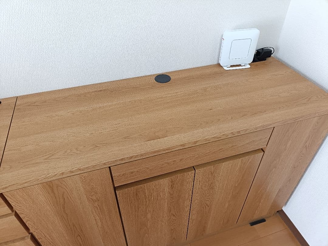 ベルメゾン　リビングキャビネット　プリンター収納