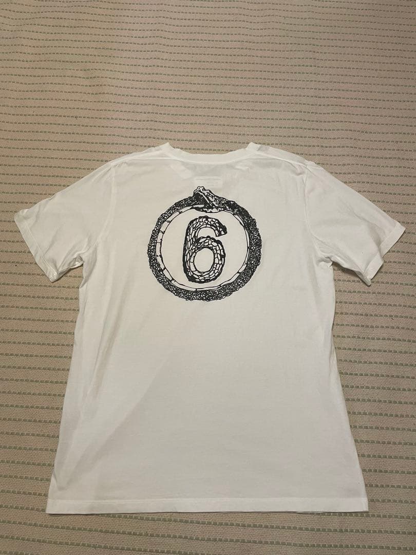 MM6 Maison Margiela ホワイト Tシャツ L