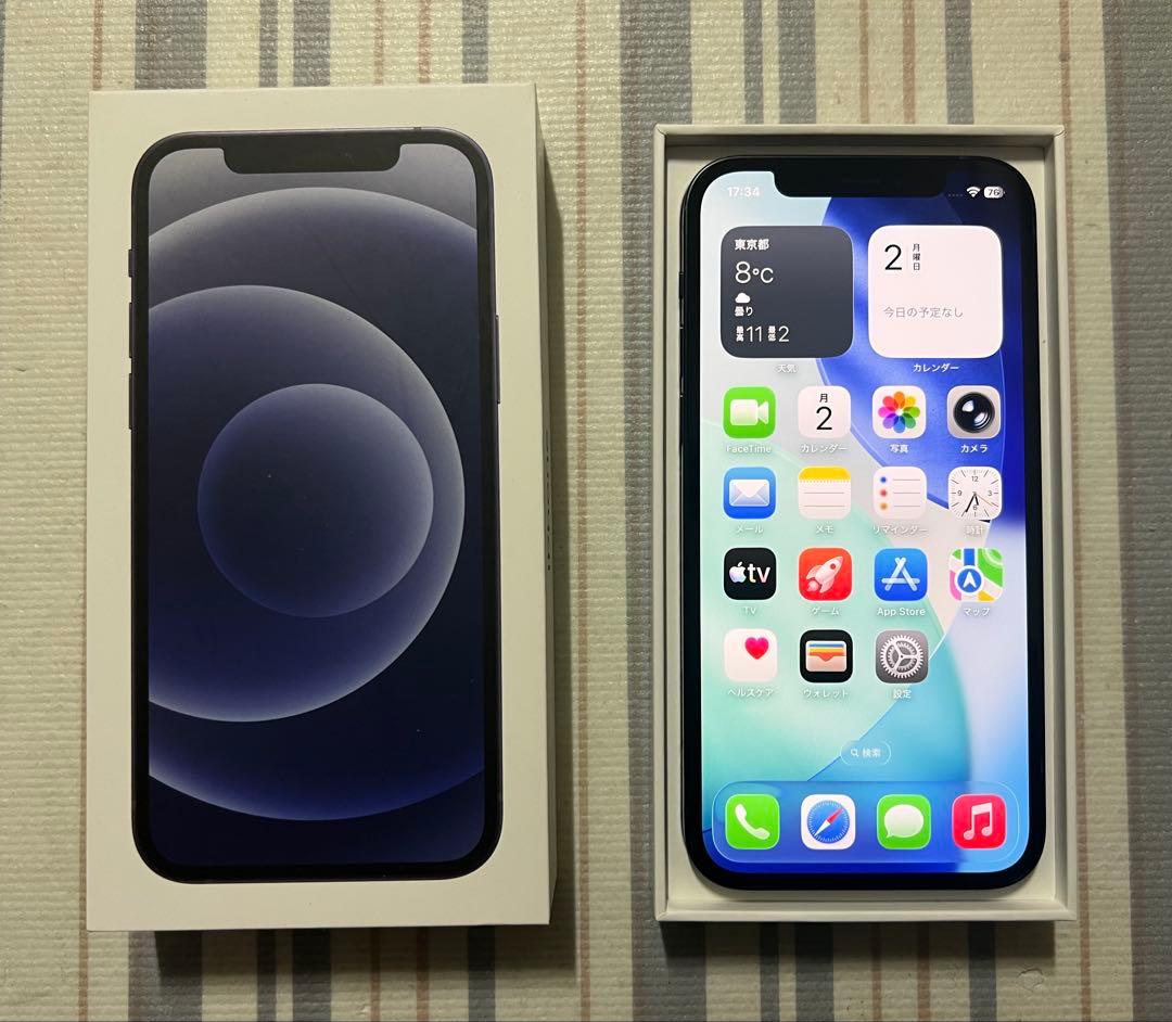 Apple SIMフリー　iPhone 12 64GB ブラック