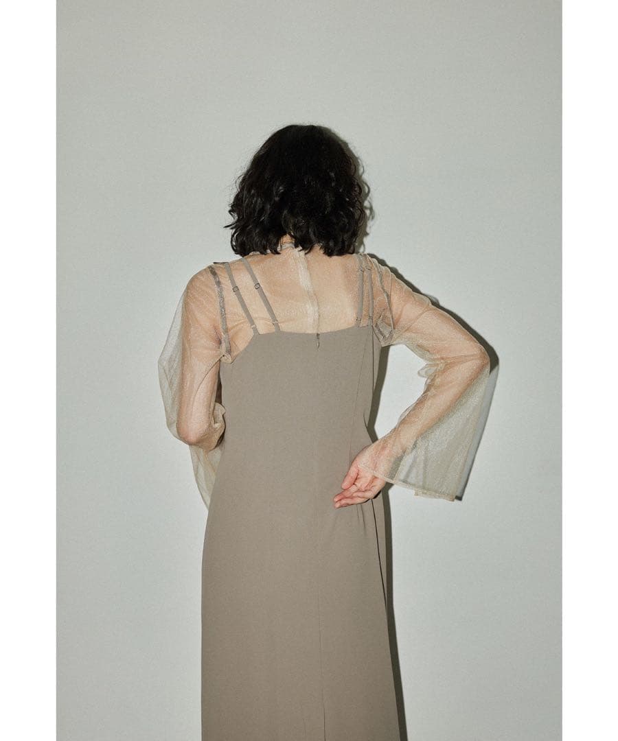 niana チュールレイヤードレースデザインドレス