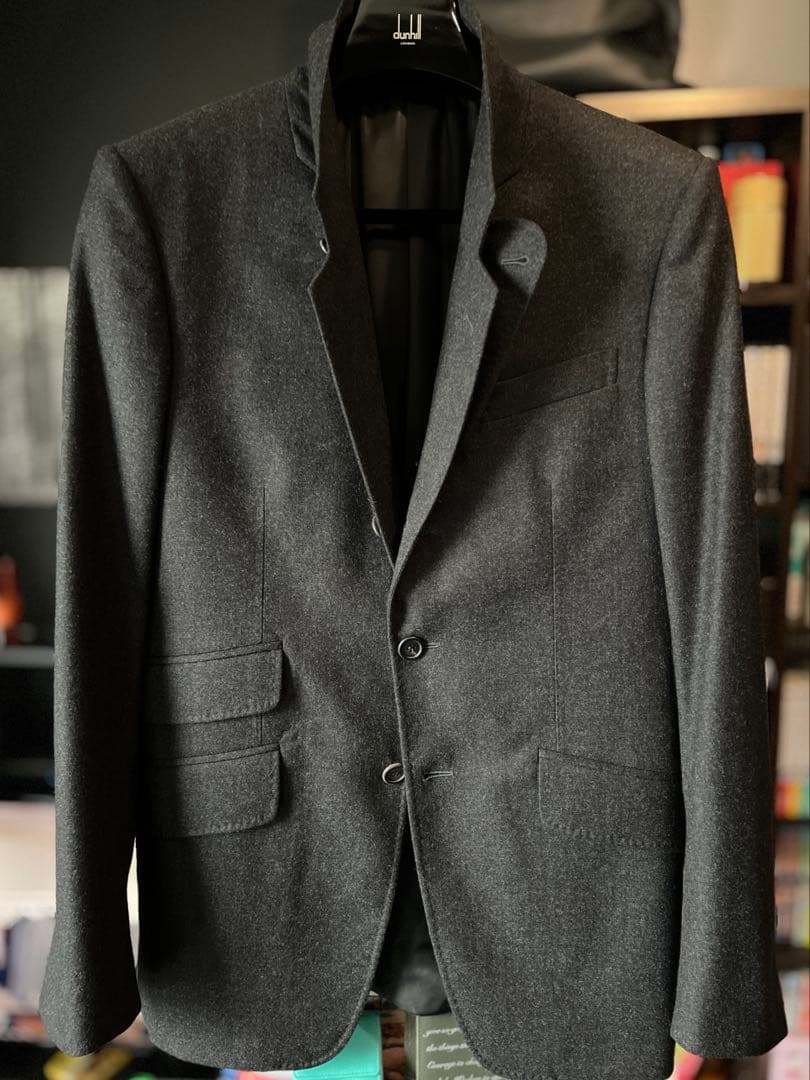 新品32万最終 ダンヒル dunhi テーラード ジャケット ビジネススーツ