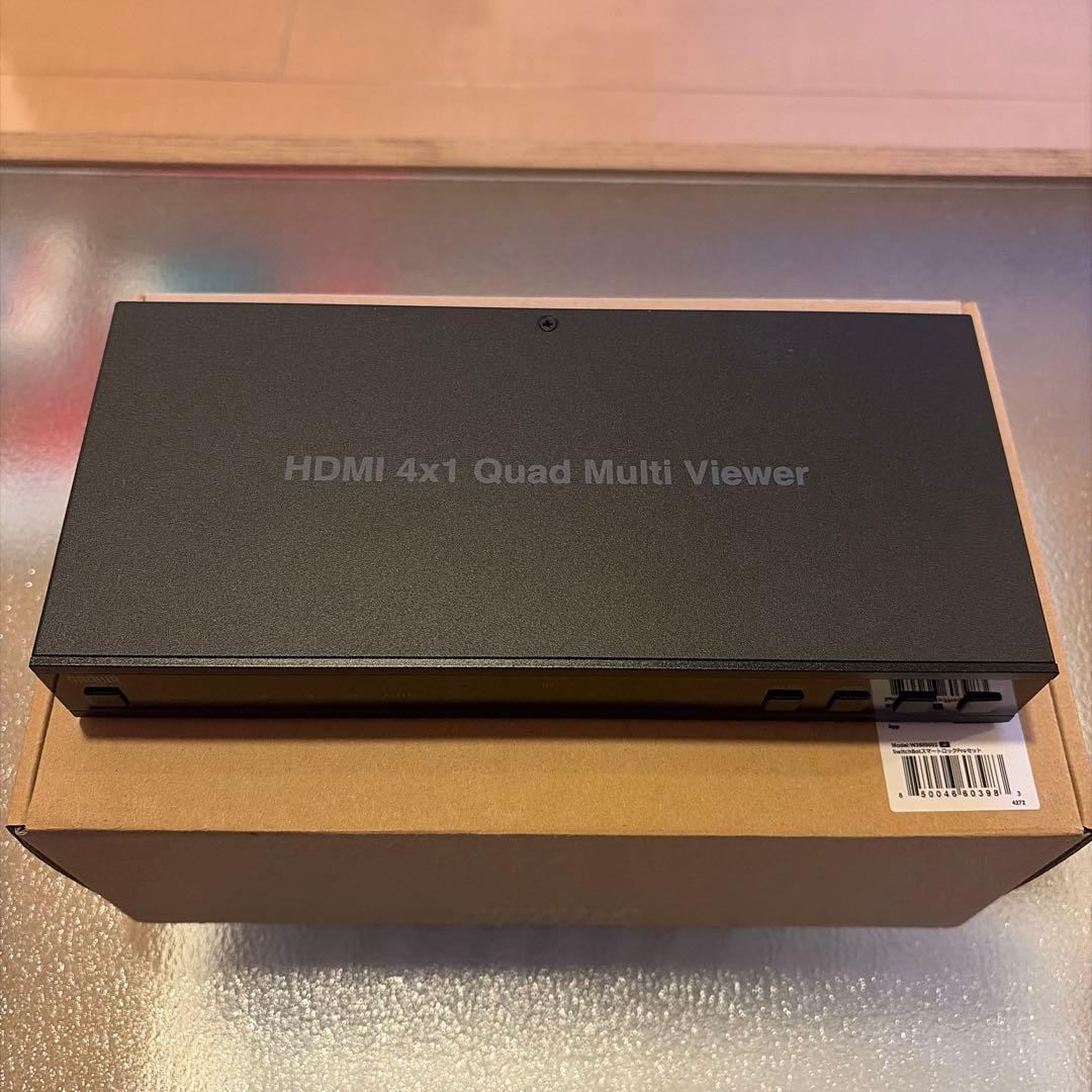 サンワサプライ HDMI分割切替器 4K/60Hz対応 SW-PHD41MTV