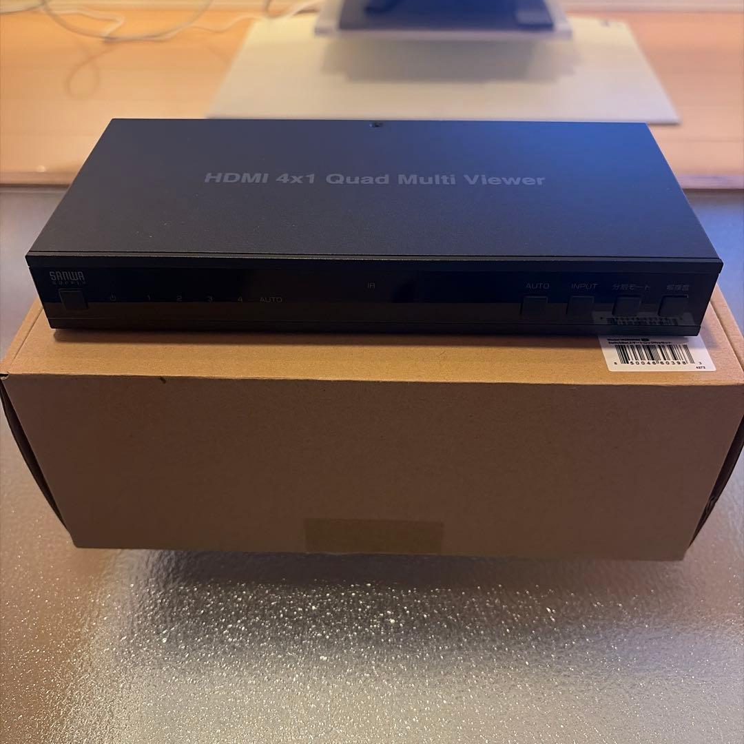 サンワサプライ HDMI分割切替器 4K/60Hz対応 SW-PHD41MTV
