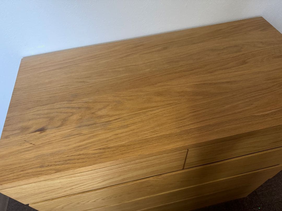 ピザさん専用/6月までお値下げ！【無印良品】木製チェスト4段 オーク材