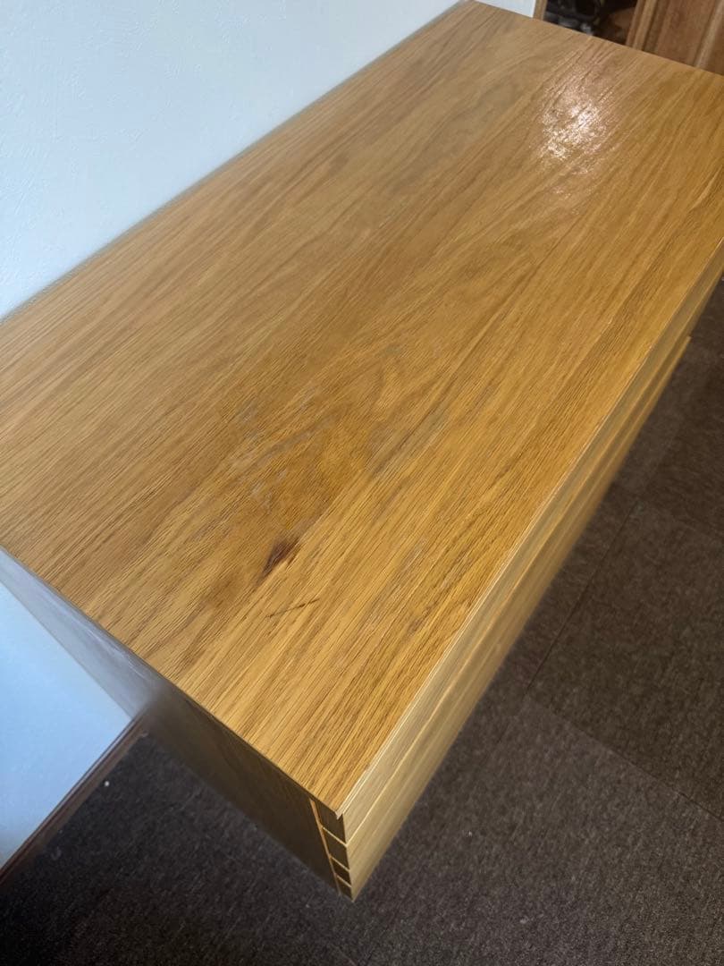 ピザさん専用/6月までお値下げ！【無印良品】木製チェスト4段 オーク材