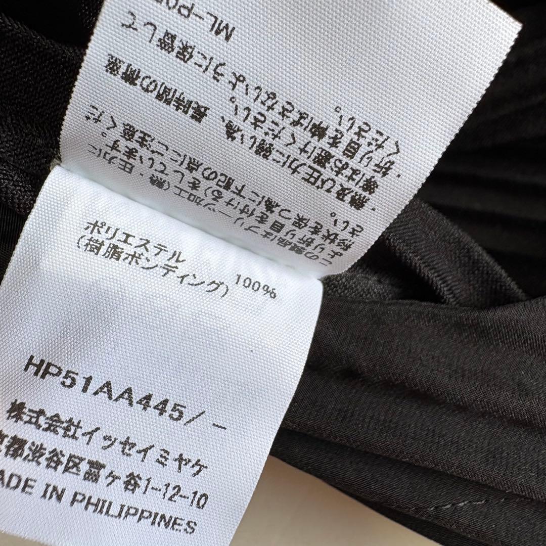 新品 25ss homme plisse オムプリッセ ハット 黒 ブラック