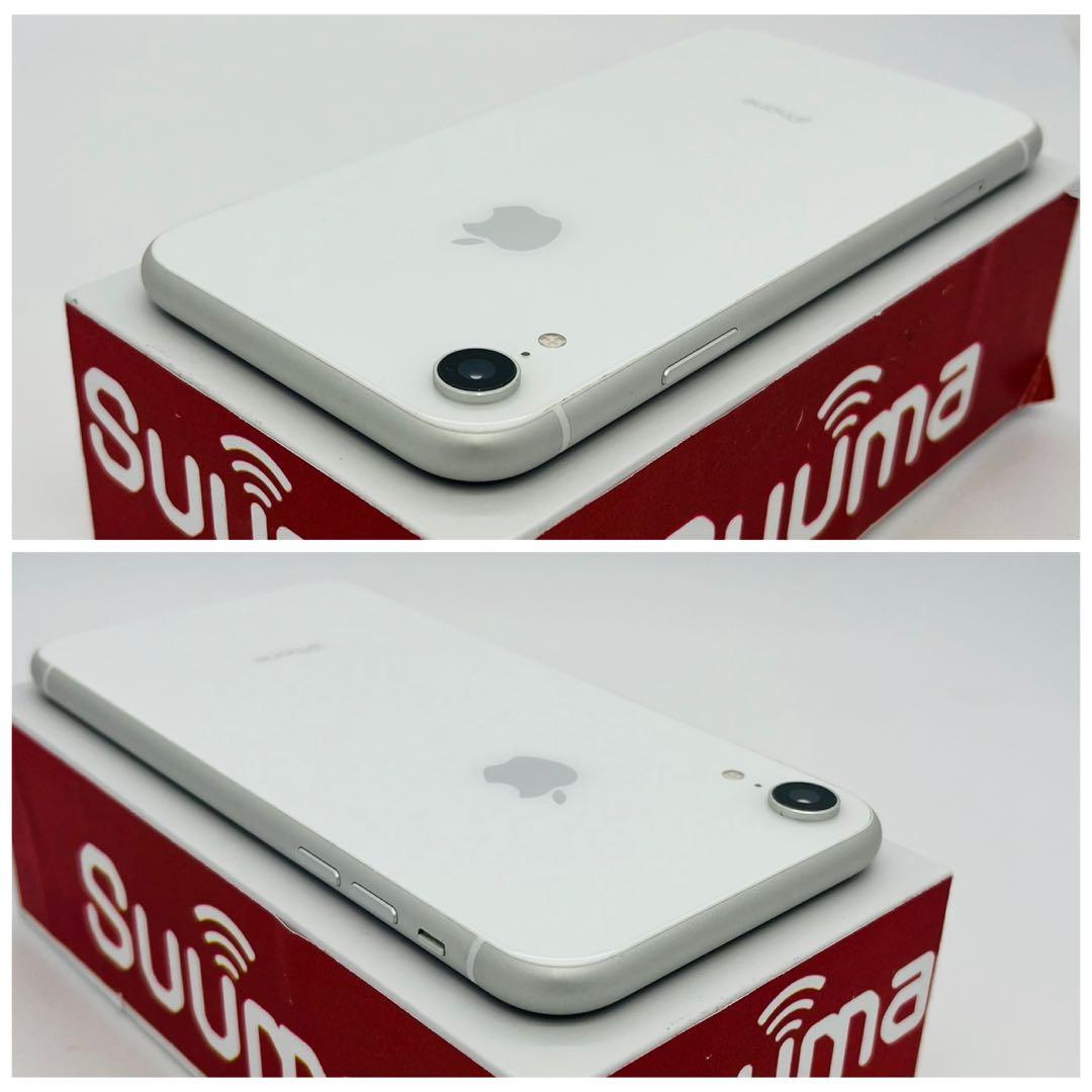 B 100% iPhone XR 64 GB SIMフリー ホワイト 本体