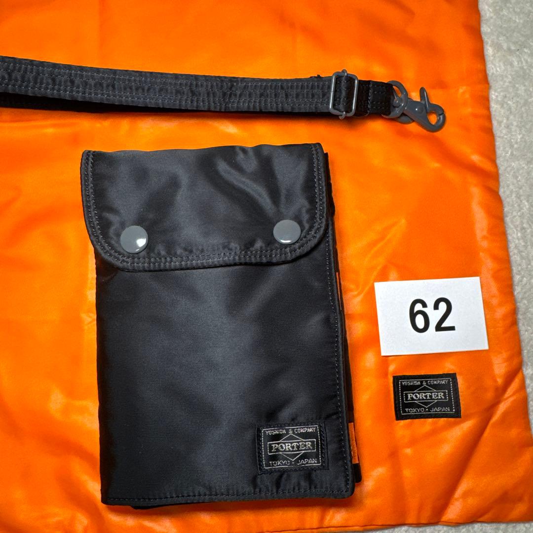 62 極美品　ポーター　タンカー　パスポートケース　ショルダーバッグ
