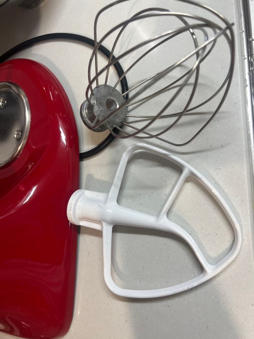 キッチンエイド Kitchenaid　9KSM95　赤色　中古品