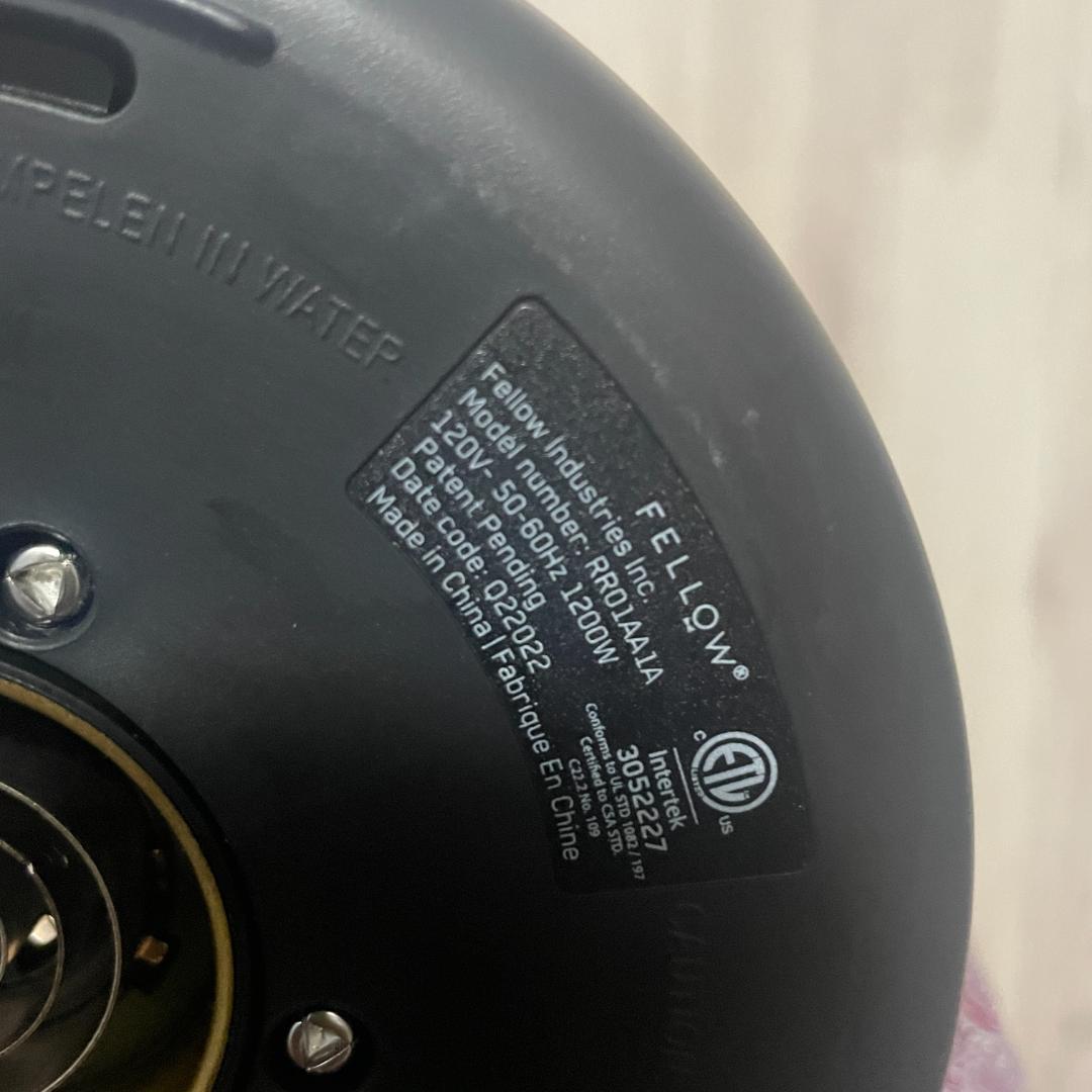 FELLOW フェロー Corvo EKG 温電気ケトル マットブラック 新古品