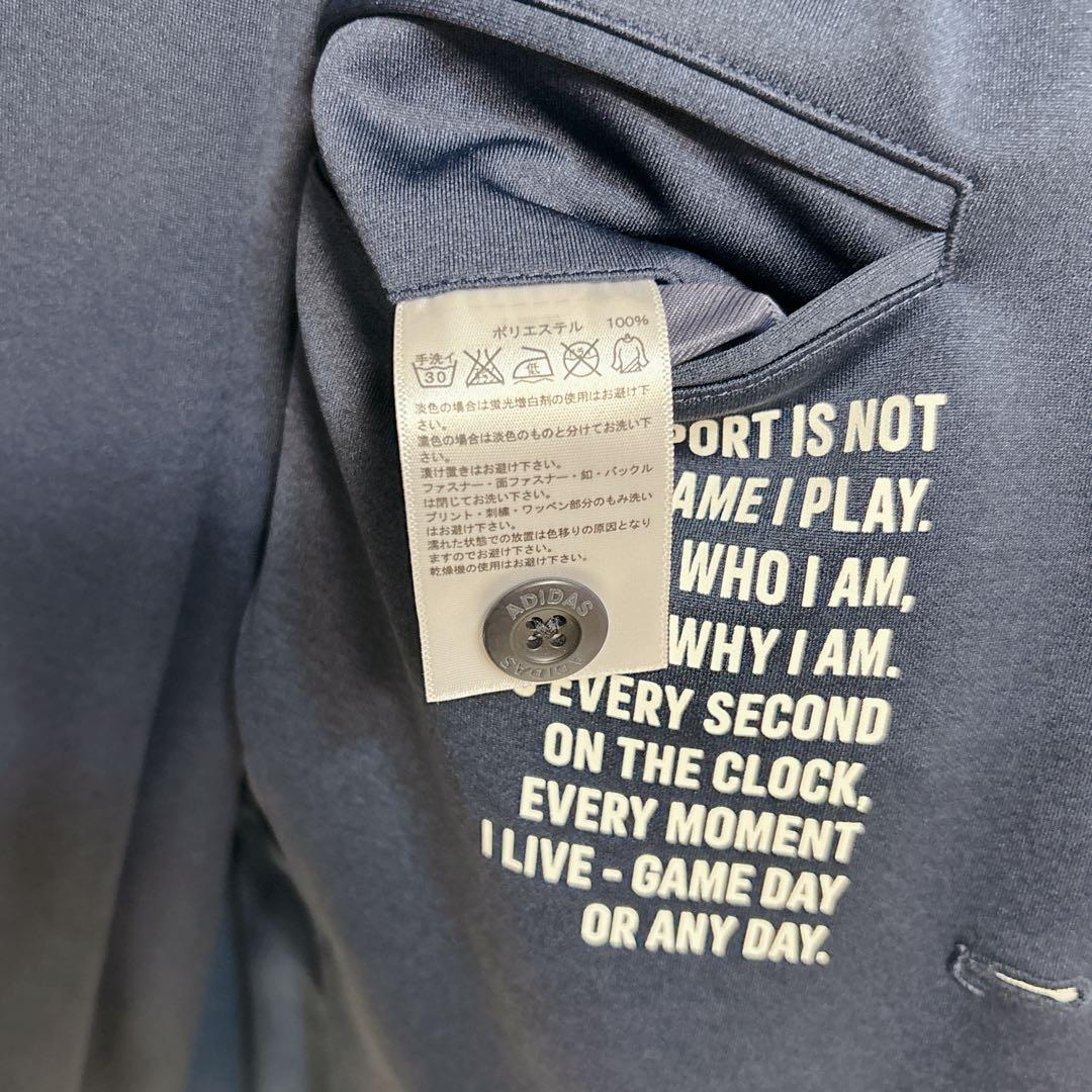 adidas アディダス　PSFA セットアップ ストライプ スーツネイビー　L