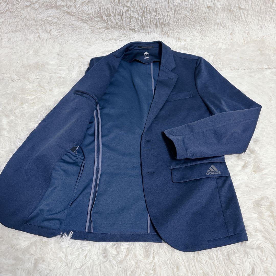 adidas アディダス　PSFA セットアップ ストライプ スーツネイビー　L