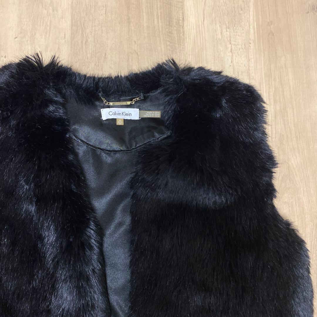   ブラックファーコート XS