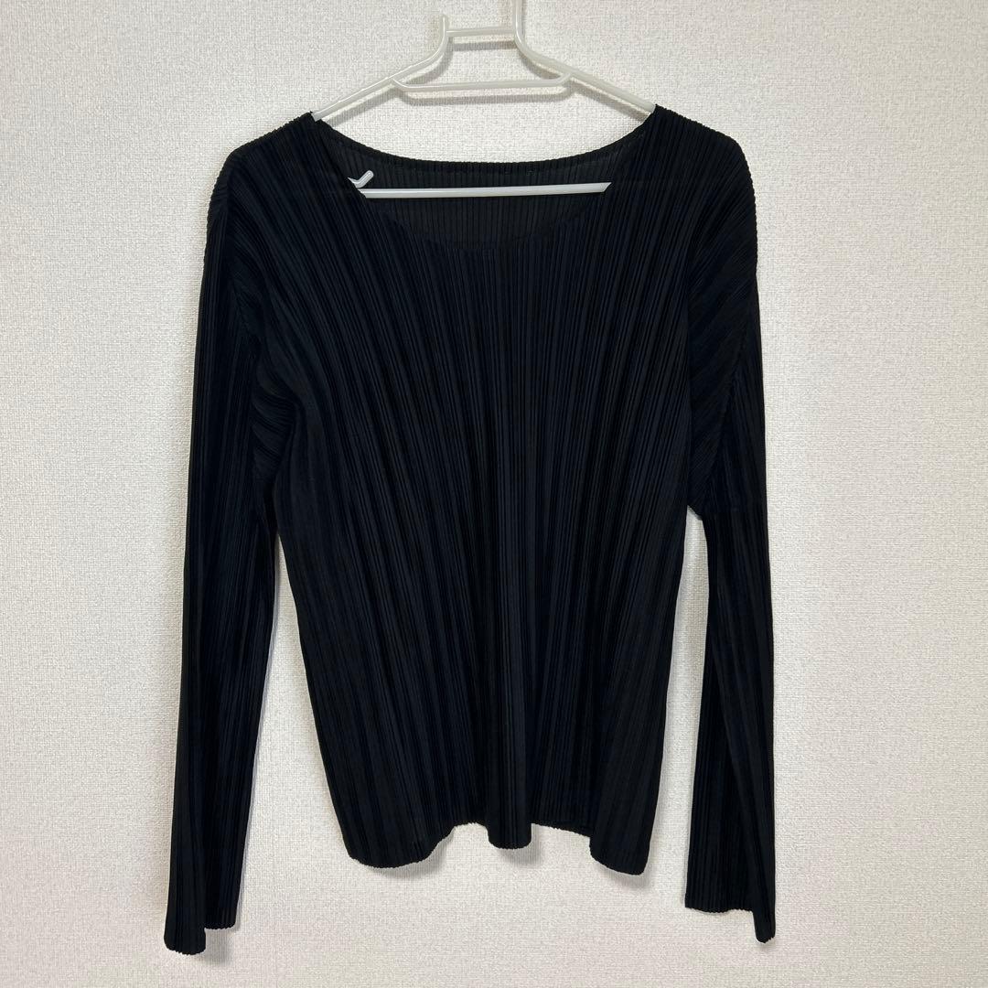 PLEATS PLEASE プリーツプリーズ ブラック サイズ3 カットソー