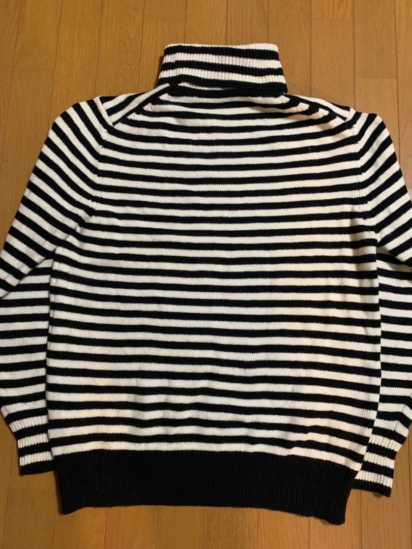 美中古 MONCLER モンクレール タートルネックセーター ニット ボーダー