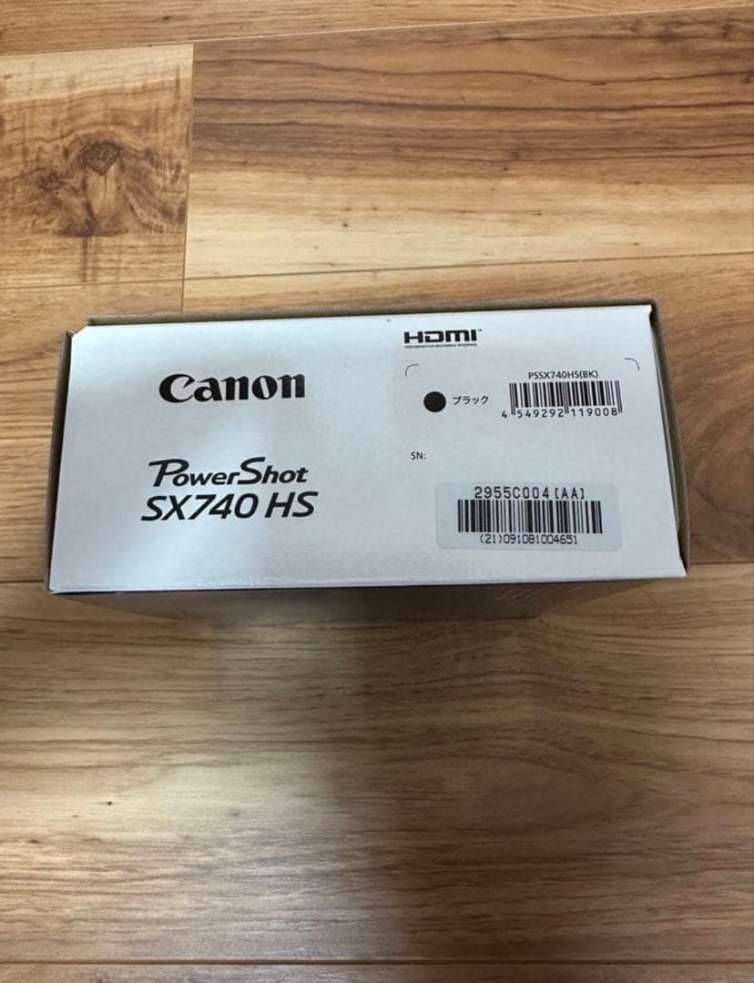 【新品未使用 未開封】Canon PowerShot SX740 HS ブラック