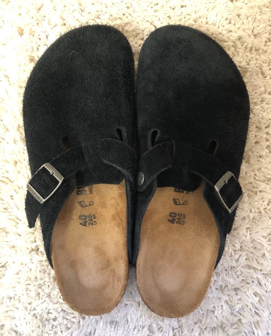 《BIRKENSTOCK》ビルケンシュトック ボストン レギュラーブラック 26