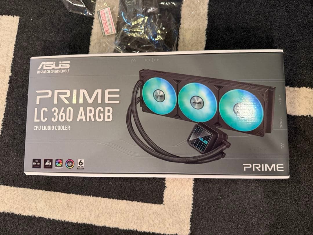 ASUS PRIME LC 360 ARGB CPU水冷クーラー