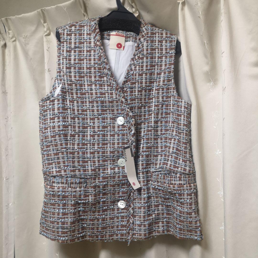 BACCA ツイードベスト 新品未使用