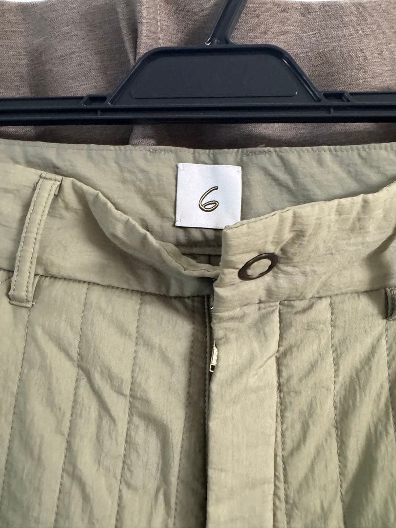 ABCBA6(ROKU)STRIPE QUILTING PANTS/パンツ