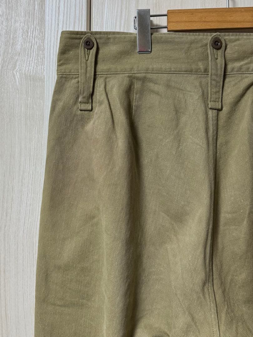 ナイジェルケーボン ブリティッシュアーミーパンツ (カーキ/36サイズ)