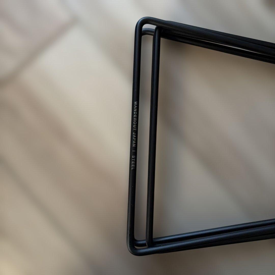 テーブル・チェア・ハンモック Wanderout Universal Stand & stool Black