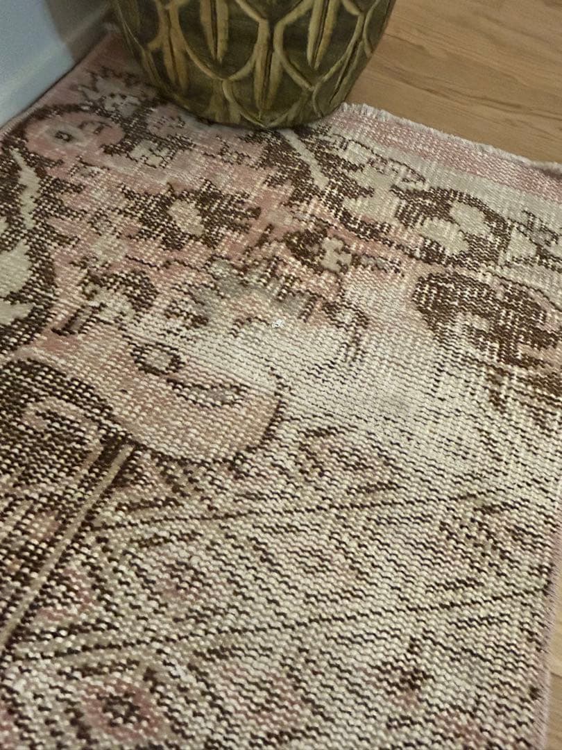 週末セール＊トライバルラグ・トルコヴィンテージラグ　約54×110cm