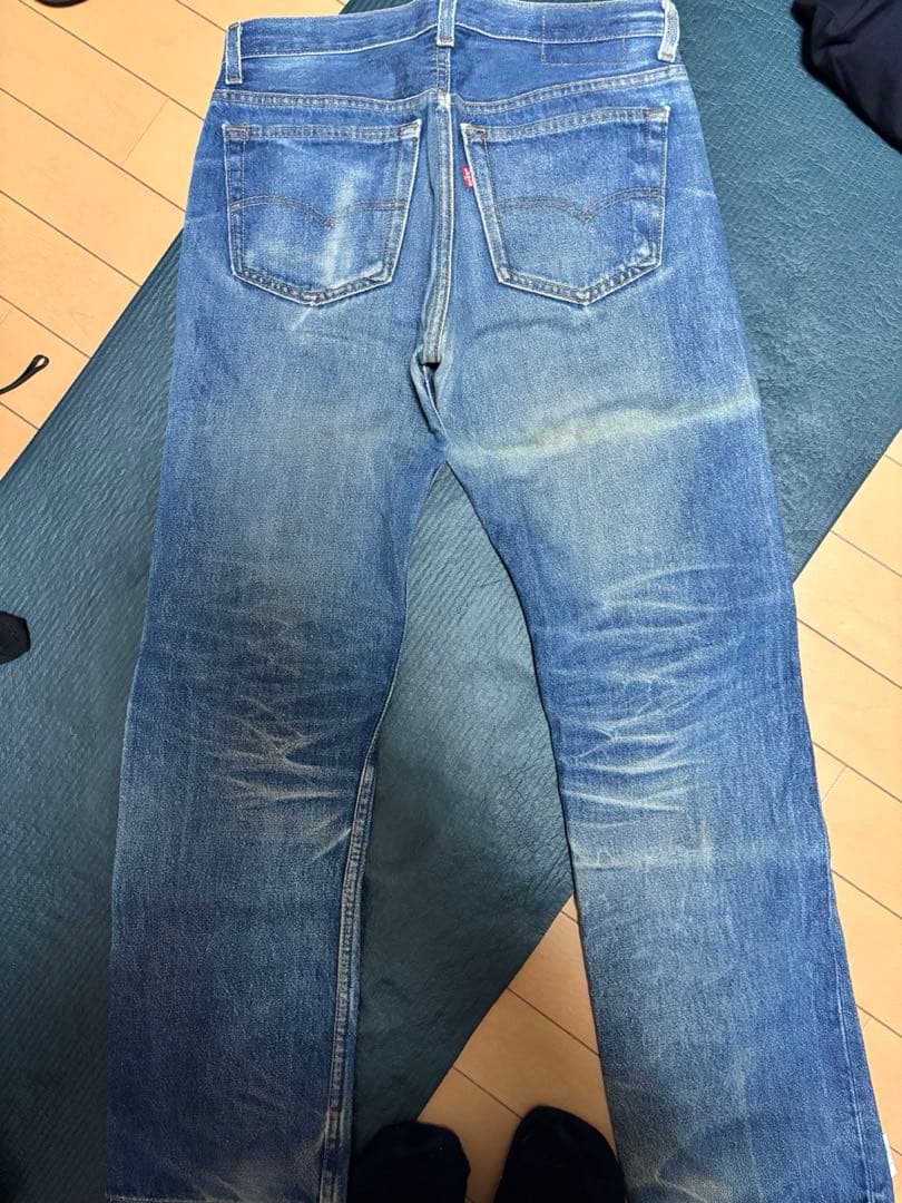 90sリーバイス501 USA 米国　縦落ち　ヒゲ　ハチノス　w38.5