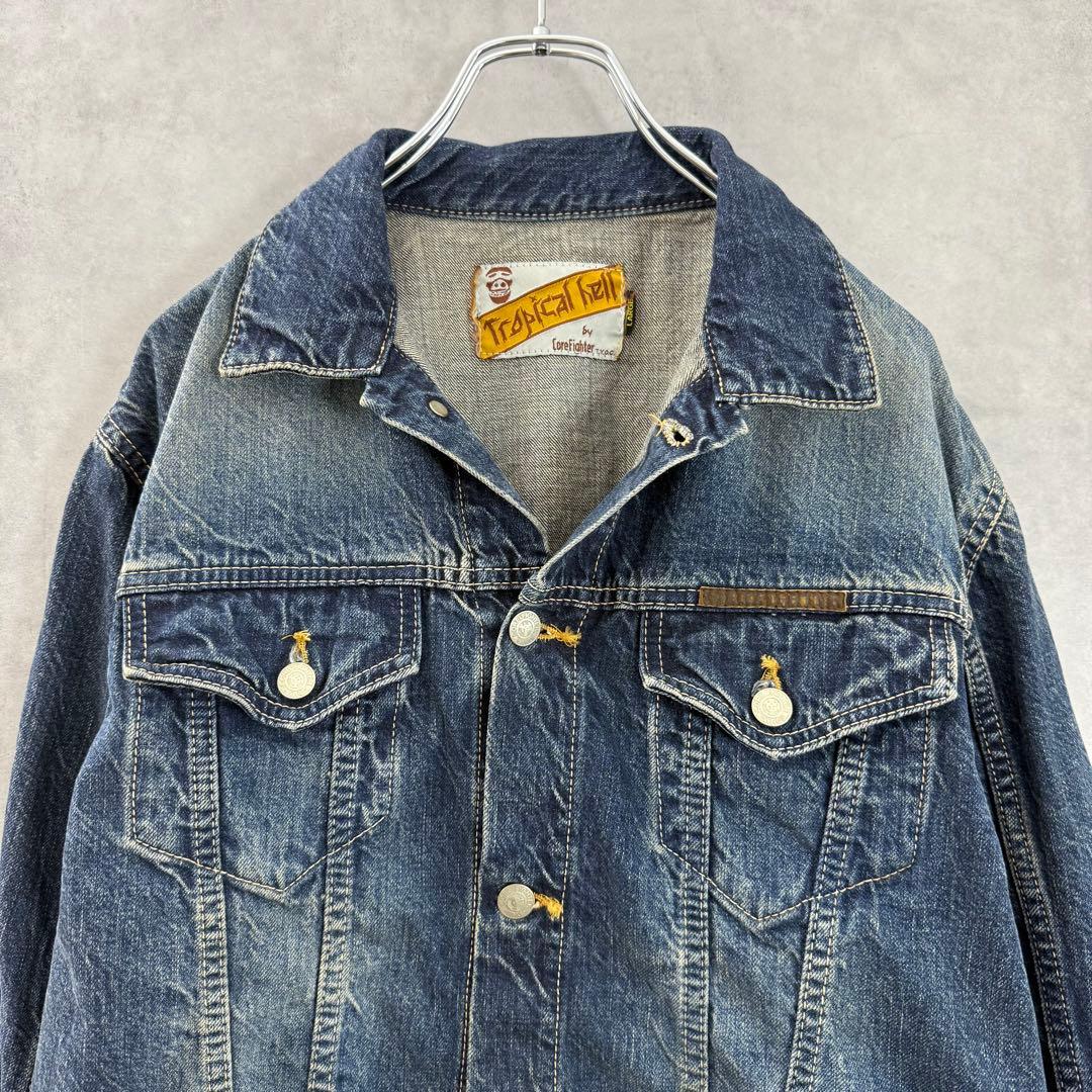 COREFIGHTER コアファイター デニムジャケット LARGE