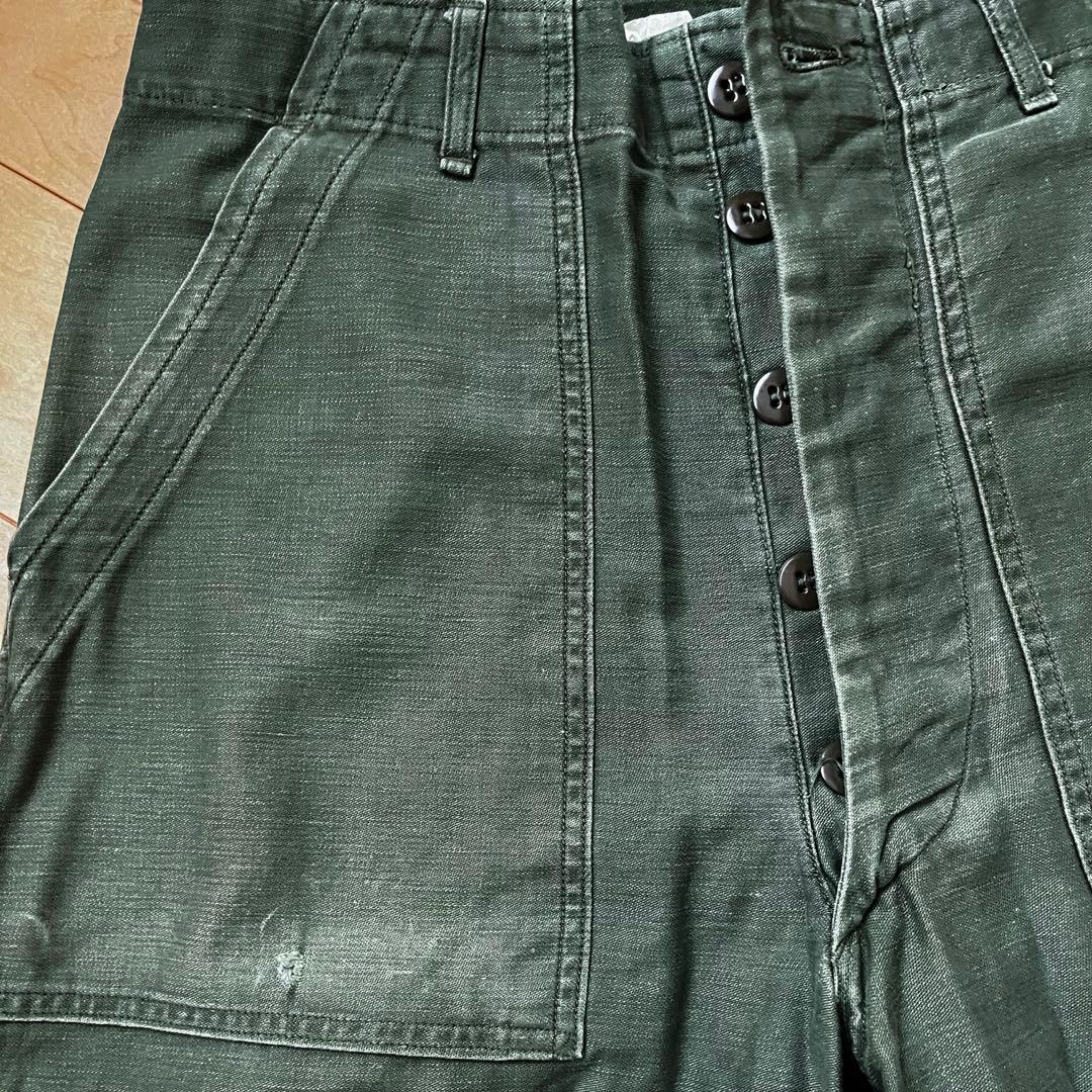 t*a様 60s US ARMY ベイカーパンツ OG-107 初期型 サイドア