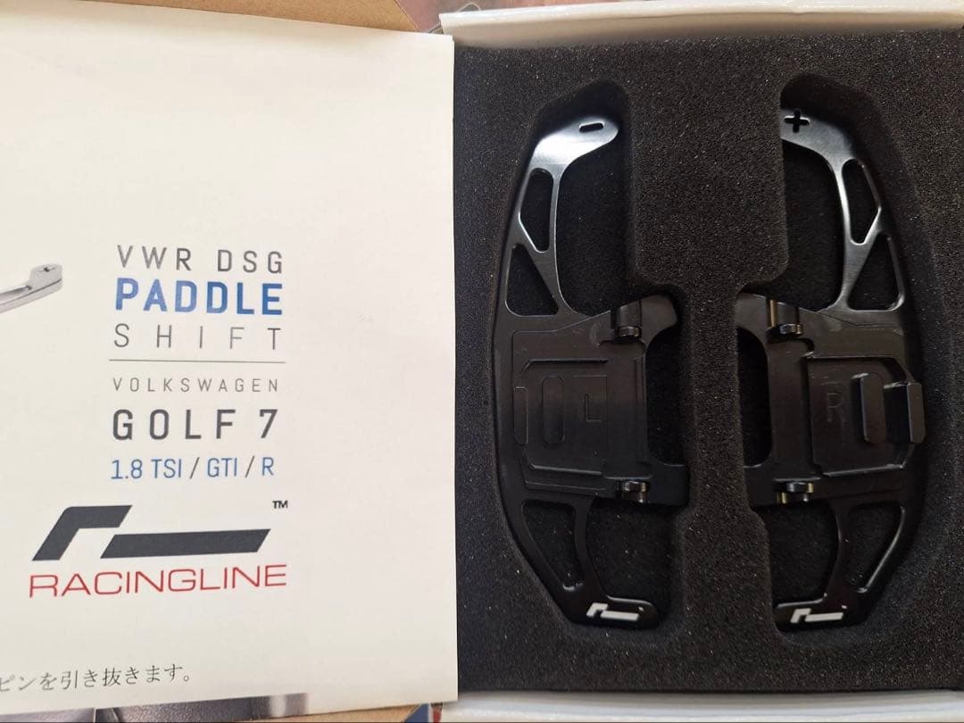 ゴルフ7/7.5r.gti レーシングライン　DSGパドルシフト　ピアノブラック