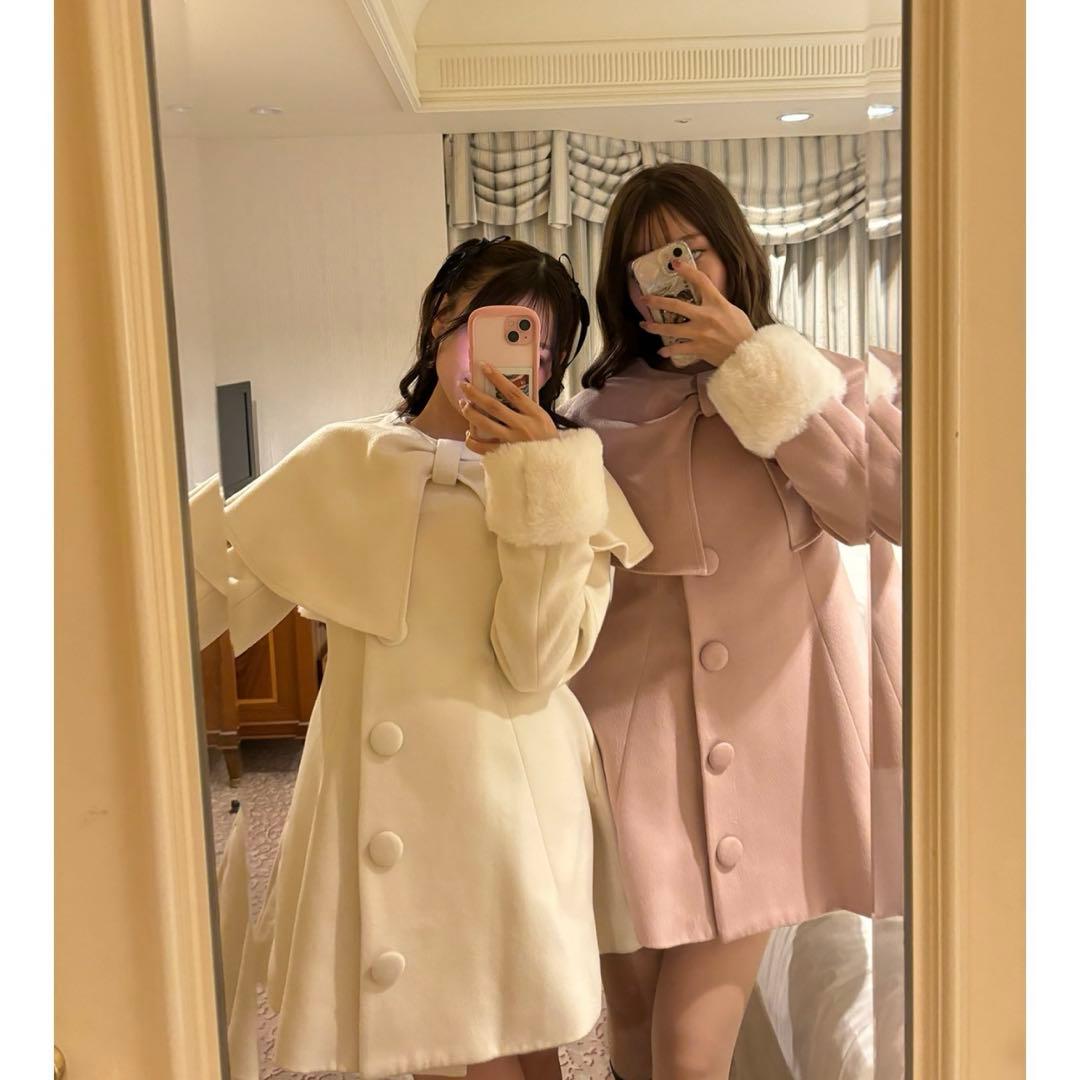 Me roir リボンケープドーリーコート