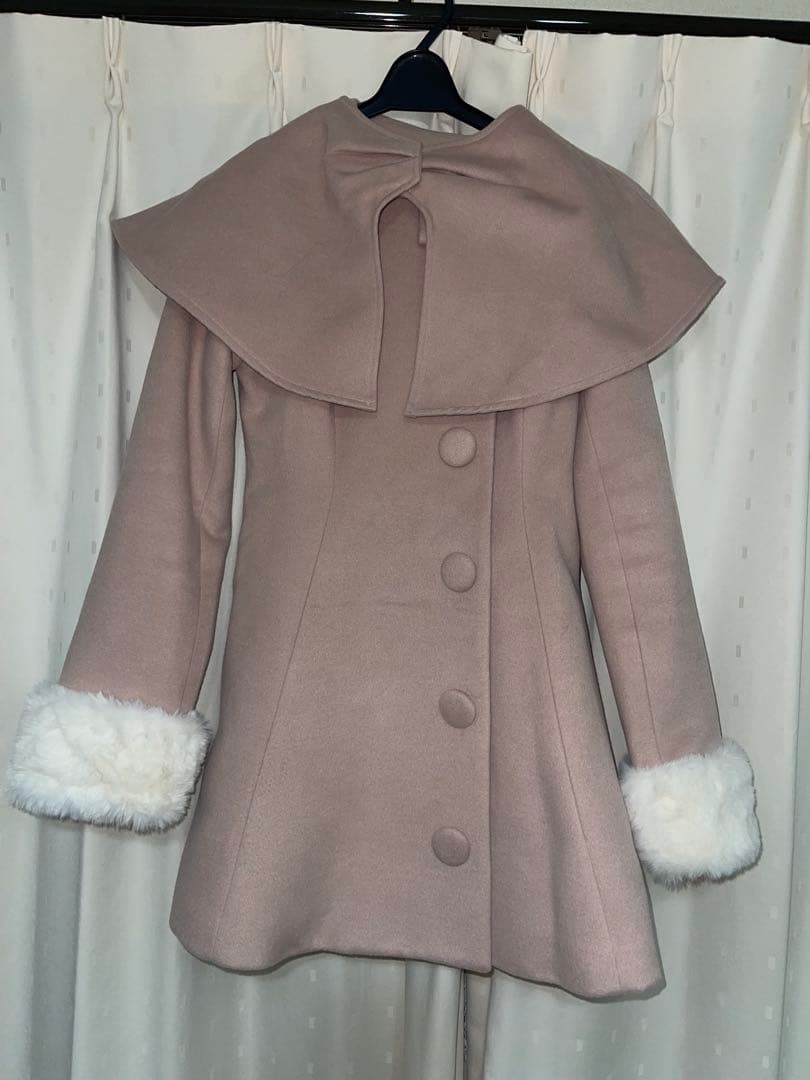 Me roir リボンケープドーリーコート