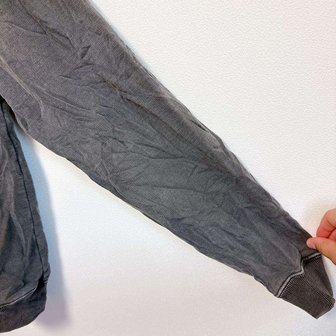 BALENCIAGA Parisプリント グレー 長袖　パーカー【S】バレンシア