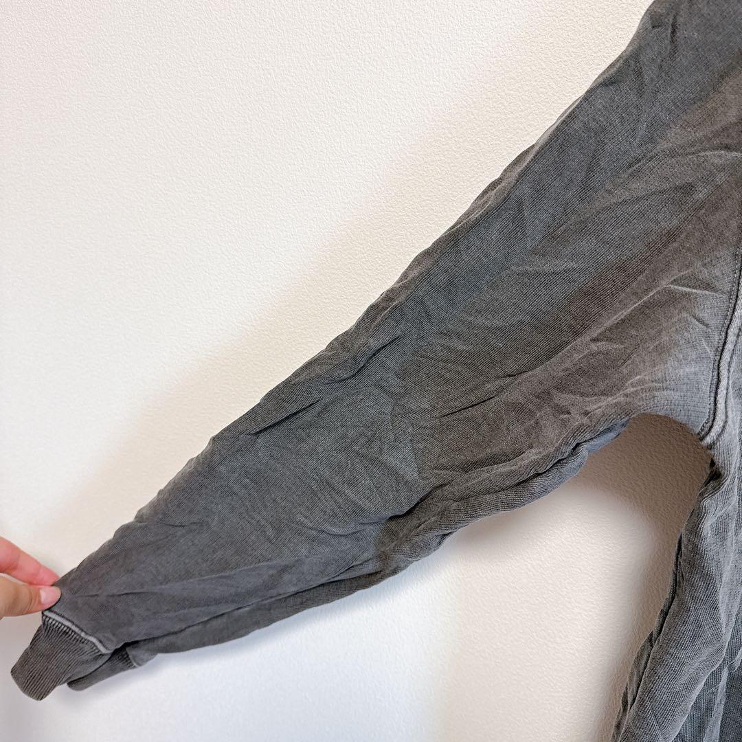 BALENCIAGA Parisプリント グレー 長袖　パーカー【S】バレンシア