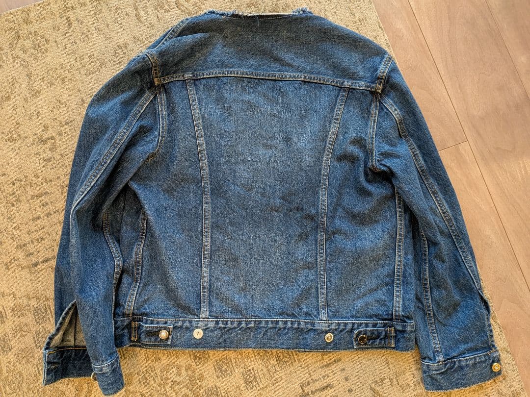 【美品】ボナム　チェンジボタンデニムジャケット　S