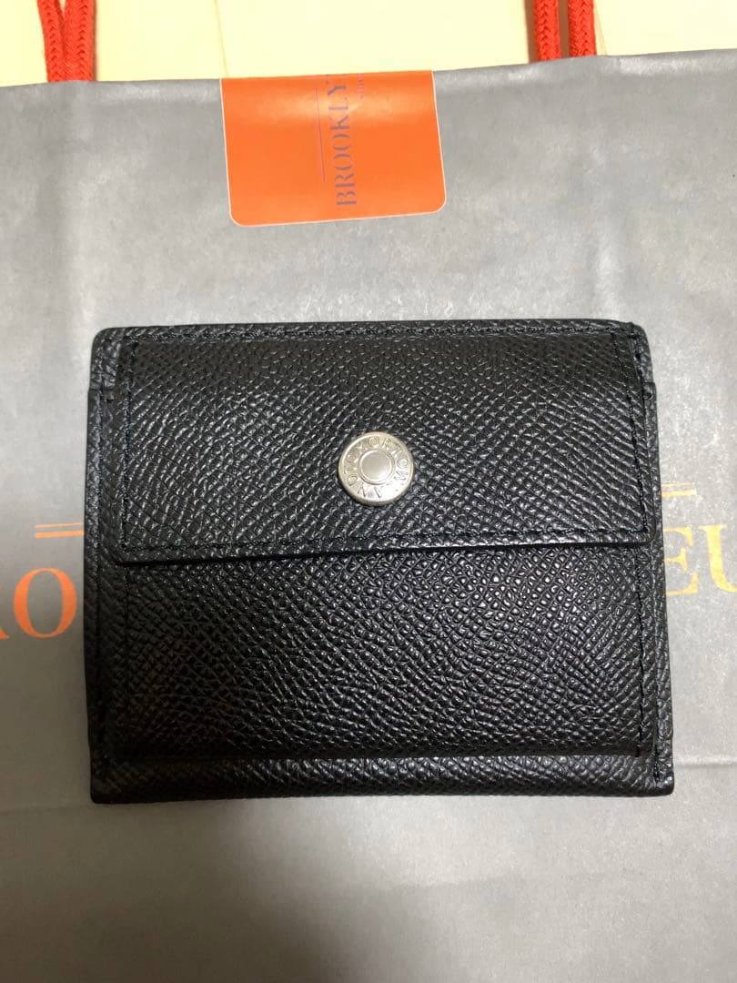 【別注】BROOKLYN MUSEUM シュリンクレザー ミニスナップウォレット