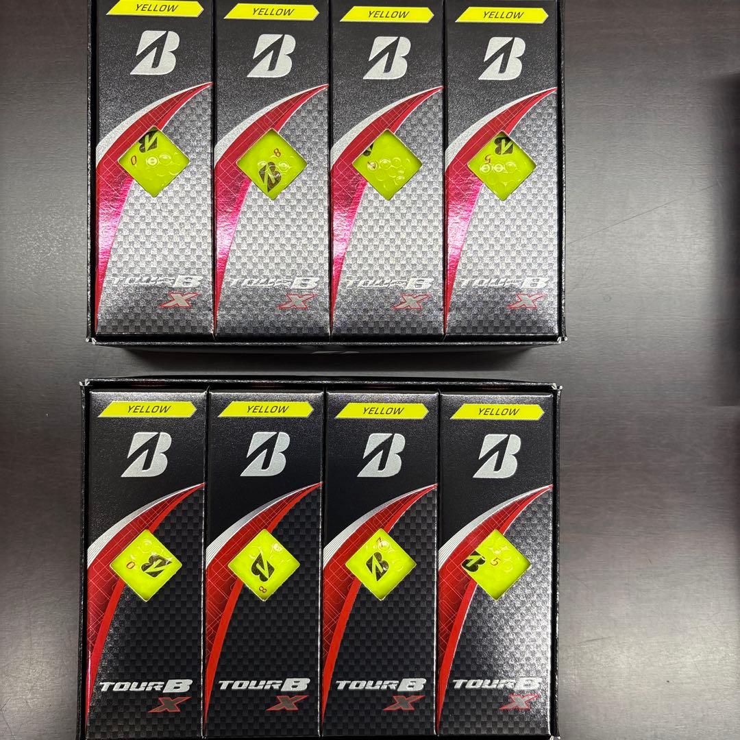 Bridgestone TOUR B X ゴルフボール 2ダース　イエロー