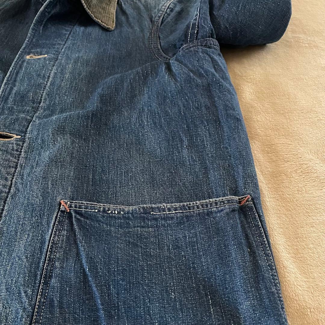 40s カバーオール デニム 大戦 ヴィンテージ USA VINTAGE