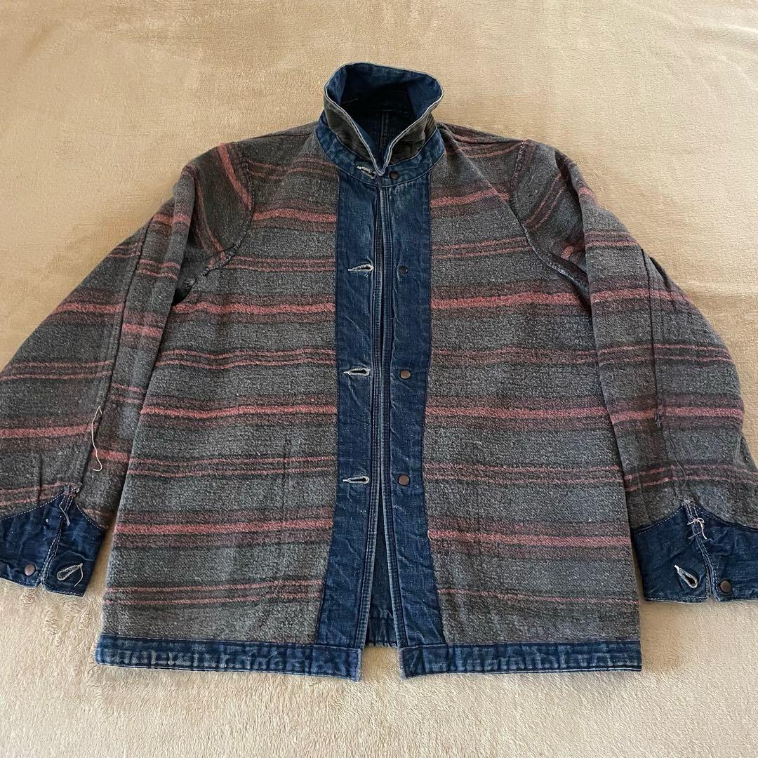 40s カバーオール デニム 大戦 ヴィンテージ USA VINTAGE