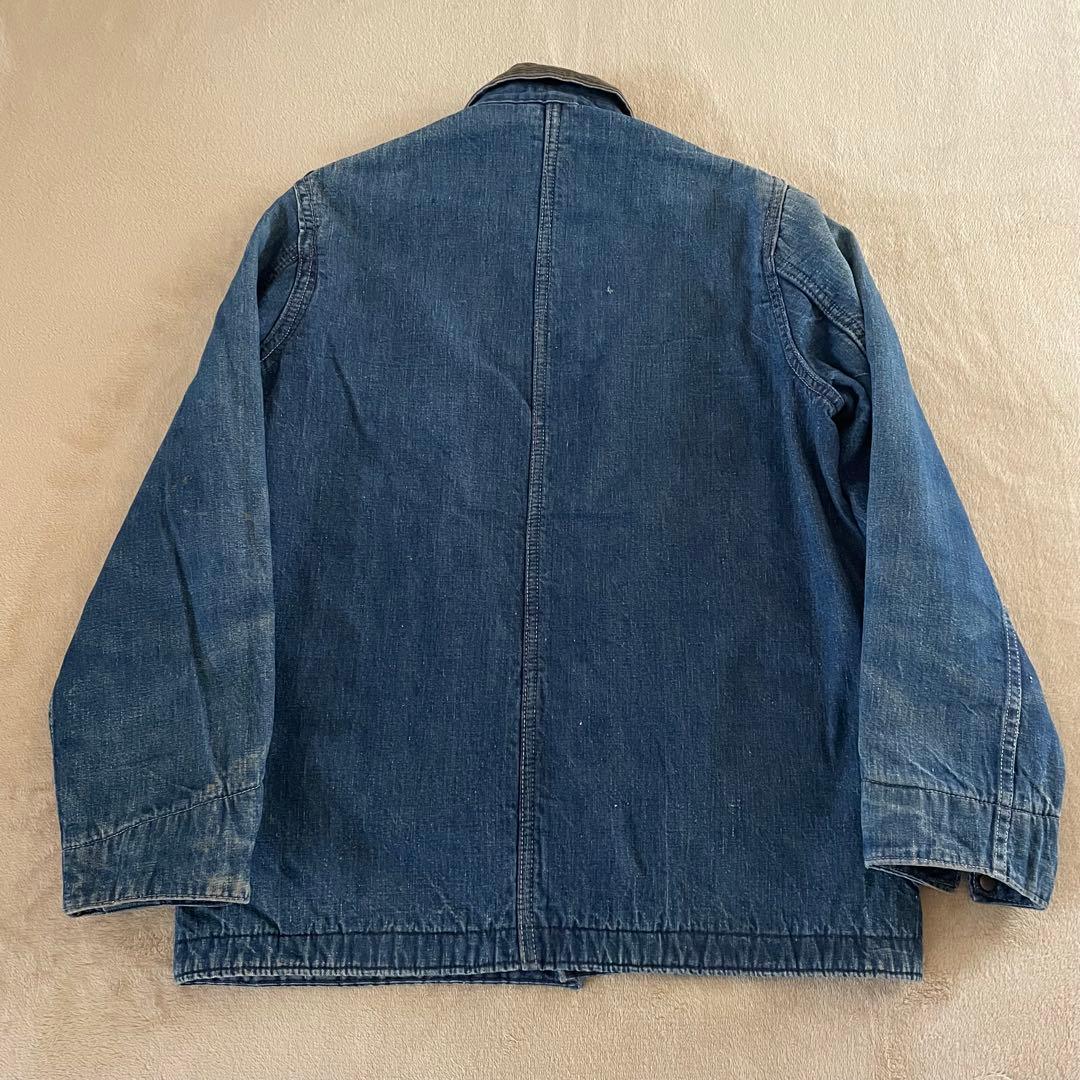 40s カバーオール デニム 大戦 ヴィンテージ USA VINTAGE