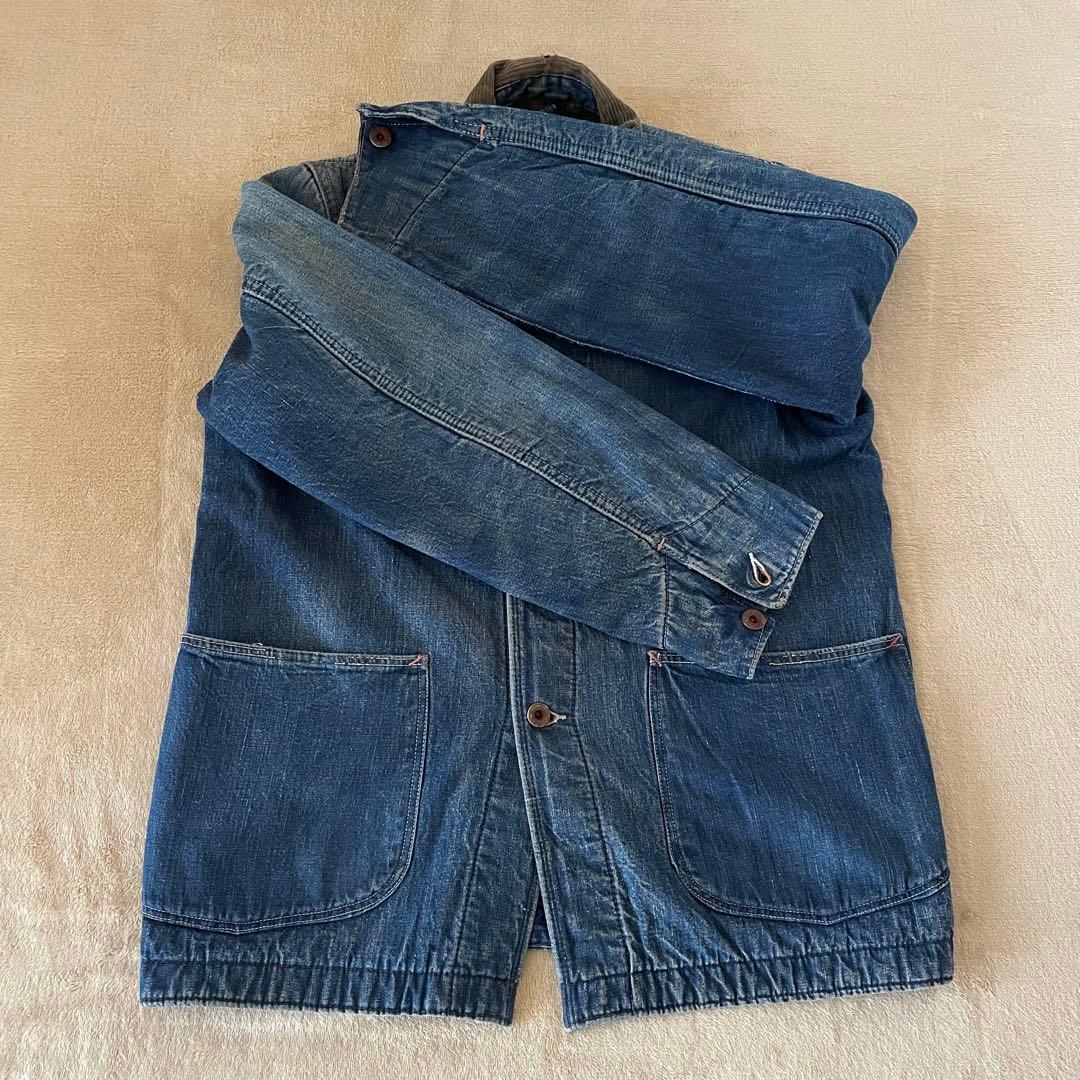 40s カバーオール デニム 大戦 ヴィンテージ USA VINTAGE